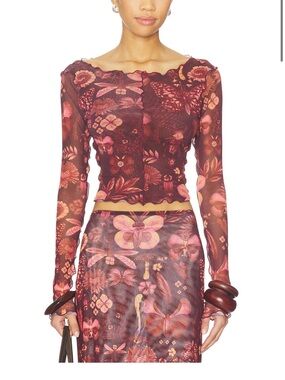 Liana Crop Top by Agua Bendita